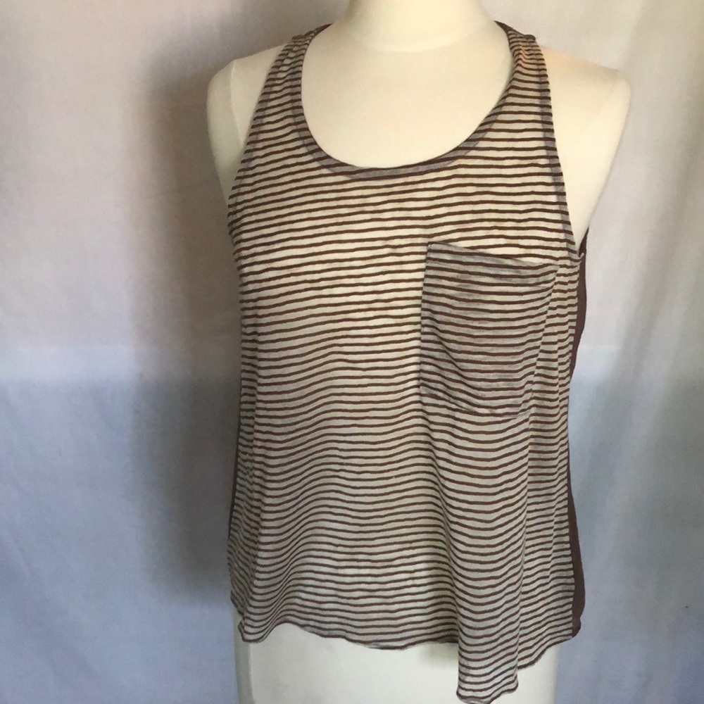 Very J sheer brown tank